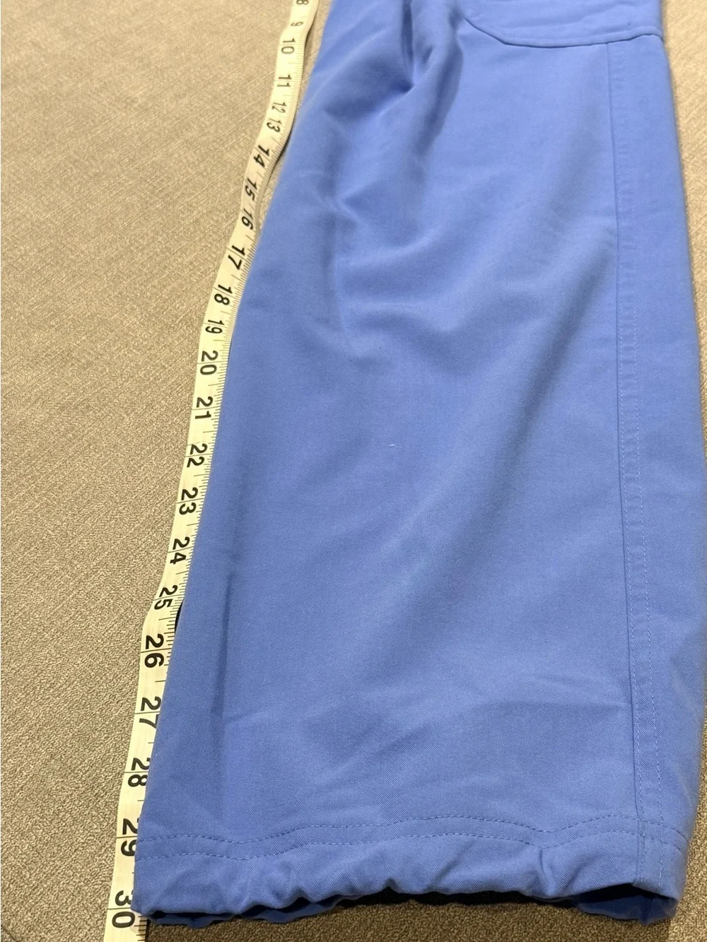 Figs Men's Cargo Pants in Ceil Blue - Drawstring Waist